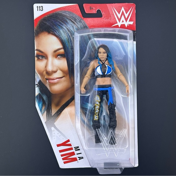 Mattel WWE Basic 113 Miya Yim Wrestling Action Figure 2020 Michin The O.C. - Picture 1 of 7